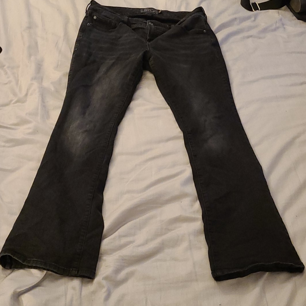 Torrid slim boot jeans vintage black sz 16R - Picture 4 of 5